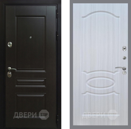 Входная металлическая Дверь Рекс (REX) Премиум-Н FL-128 Сандал белый в Подольск