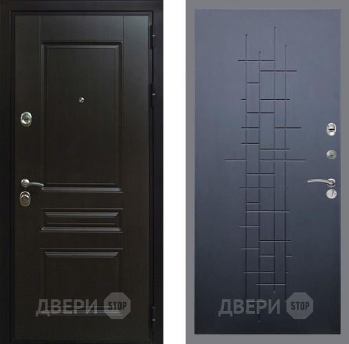 Входная металлическая Дверь Рекс (REX) Премиум-Н FL-289 Ясень черный в Подольск