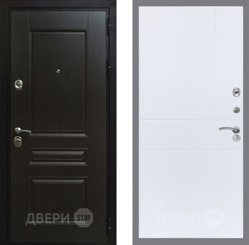Входная металлическая Дверь Рекс (REX) Премиум-Н FL-290 Силк Сноу в Подольск