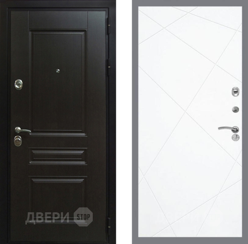 Входная металлическая Дверь Рекс (REX) Премиум-Н FL-291 Силк Сноу в Подольск