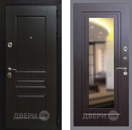 Входная металлическая Дверь Рекс (REX) Премиум-Н FLZ-120 Венге в Подольск