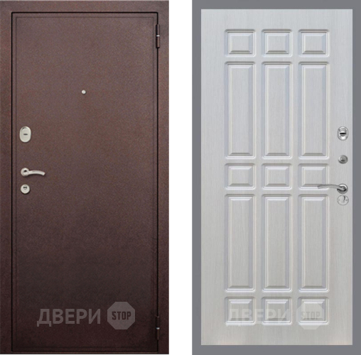 Дверь Рекс (REX) 2 Медный Антик FL-33 Лиственница беж в Подольск