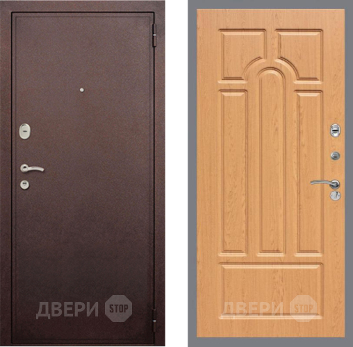 Дверь Рекс (REX) 2 Медный Антик FL-58 Дуб в Подольск