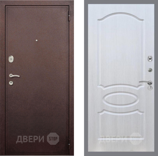 Дверь Рекс (REX) 2 Медный Антик FL-128 Лиственница беж в Подольск