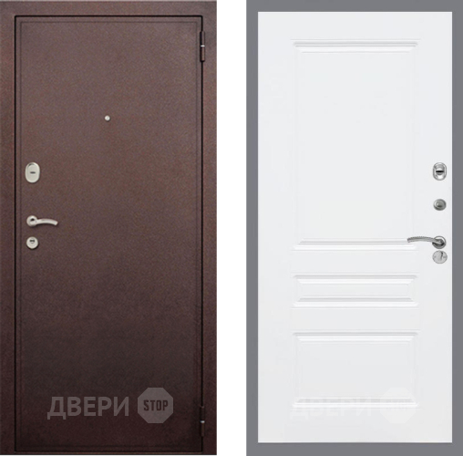 Дверь Рекс (REX) 2 Медный Антик FL-243 Силк Сноу в Подольск