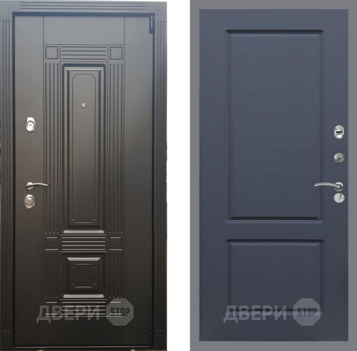 Входная металлическая Дверь Рекс (REX) 9 FL-117 Силк титан в Подольск