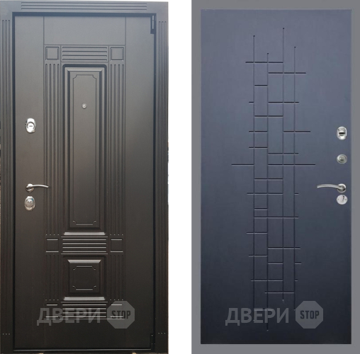 Входная металлическая Дверь Рекс (REX) 9 FL-289 Ясень черный в Подольск