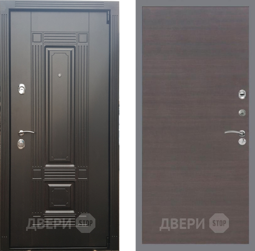 Входная металлическая Дверь Рекс (REX) 9 GL венге поперечный в Подольск