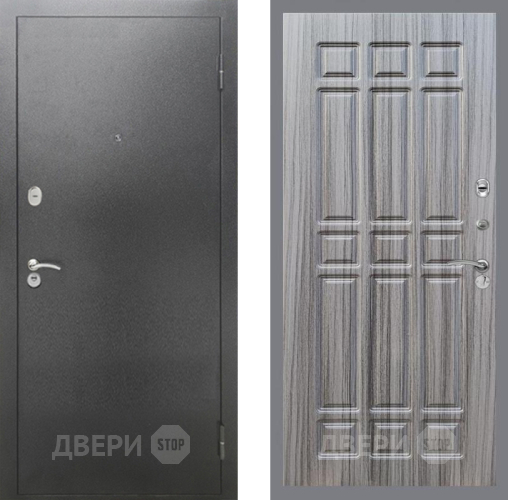 Дверь Рекс (REX) 2А Серебро Антик FL-33 Сандал грей в Подольск