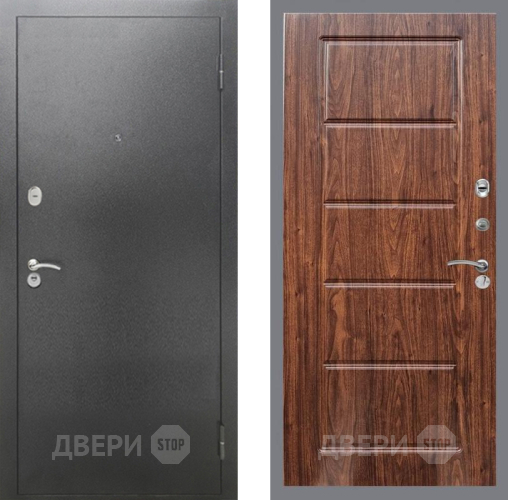 Дверь Рекс (REX) 2А Серебро Антик FL-39 орех тисненый в Подольск
