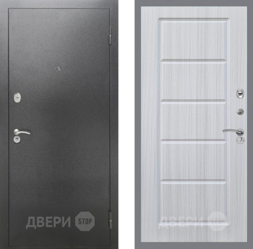 Дверь Рекс (REX) 2А Серебро Антик FL-39 Сандал белый в Подольск