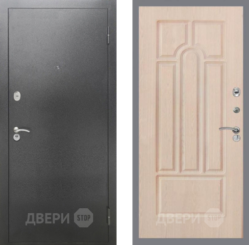 Дверь Рекс (REX) 2А Серебро Антик FL-58 Беленый дуб в Подольск