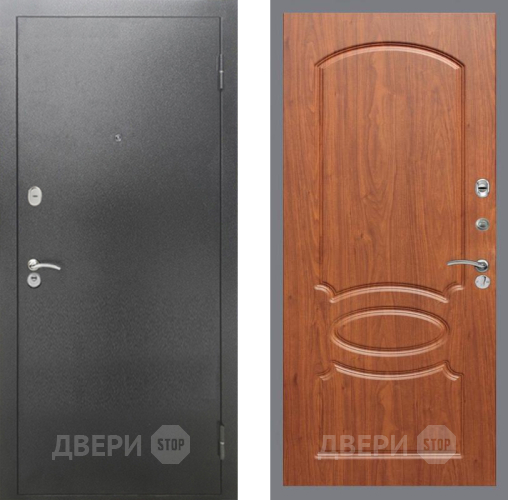 Входная металлическая Дверь Рекс (REX) 2А Серебро Антик FL-128 Морёная берёза в Подольск