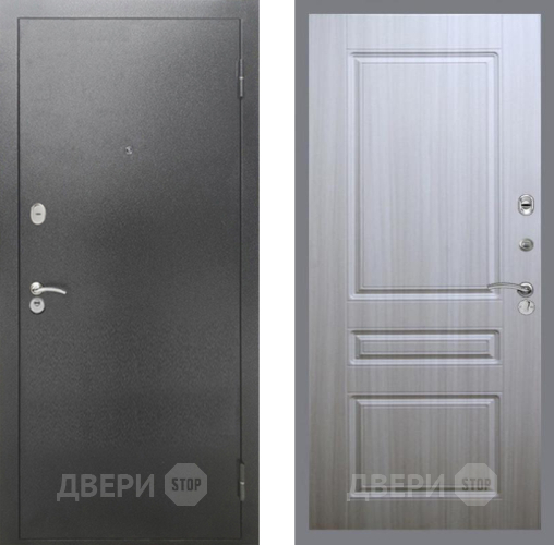 Дверь Рекс (REX) 2А Серебро Антик FL-243 Сандал белый в Подольск