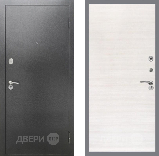 Дверь Рекс (REX) 2А Серебро Антик GL Акация в Подольск