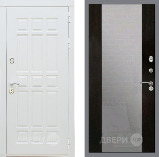 Дверь Рекс (REX) 8 Силк Сноу СБ-16 Зеркало Венге в Подольск