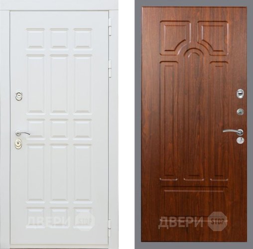 Входная металлическая Дверь Рекс (REX) 8 Силк Сноу FL-58 Морёная берёза в Подольск