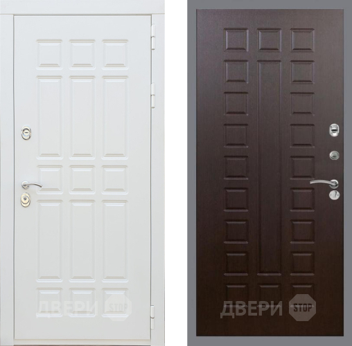 Входная металлическая Дверь Рекс (REX) 8 Силк Сноу FL-183 Венге в Подольск