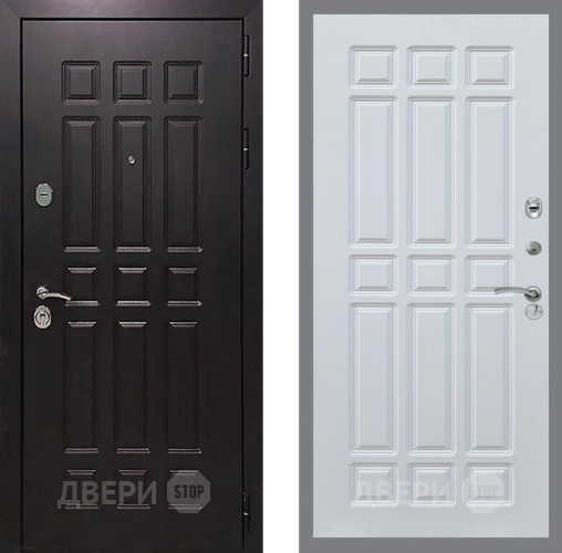 Входная металлическая Дверь Рекс (REX) 8 FL-33 Белый ясень в Подольск