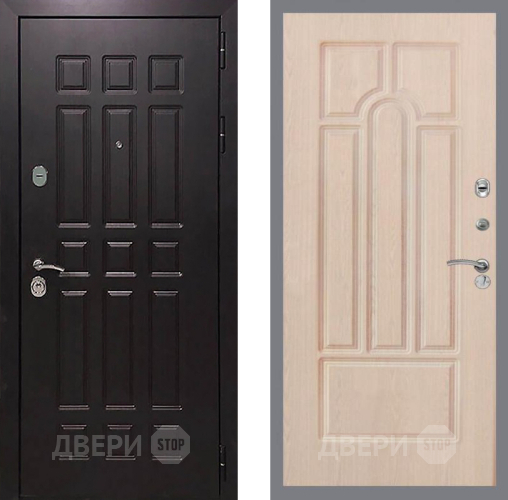 Входная металлическая Дверь Рекс (REX) 8 FL-58 Беленый дуб в Подольск