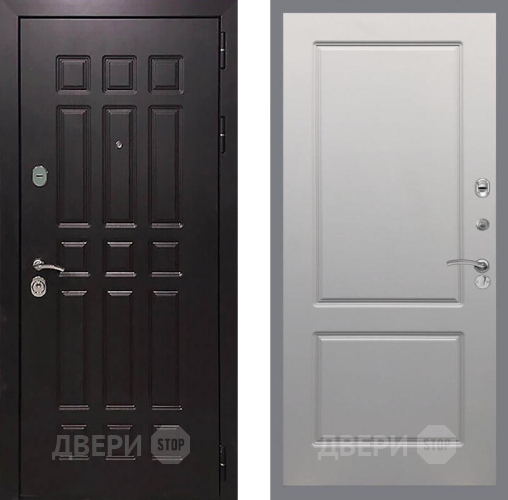 Входная металлическая Дверь Рекс (REX) 8 FL-117 Грей софт в Подольск