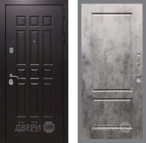 Входная металлическая Дверь Рекс (REX) 8 FL-117 Бетон темный в Подольск