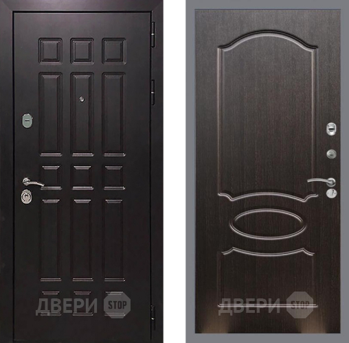 Входная металлическая Дверь Рекс (REX) 8 FL-128 Венге светлый в Подольск