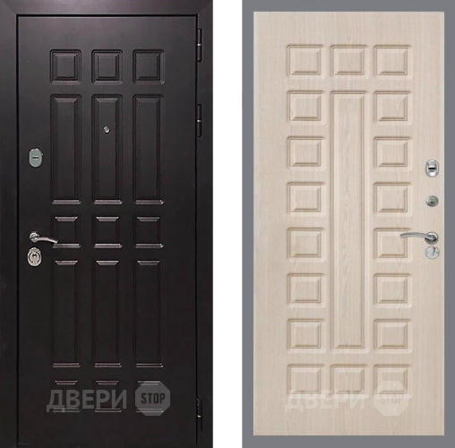 Входная металлическая Дверь Рекс (REX) 8 FL-183 Беленый дуб в Подольск