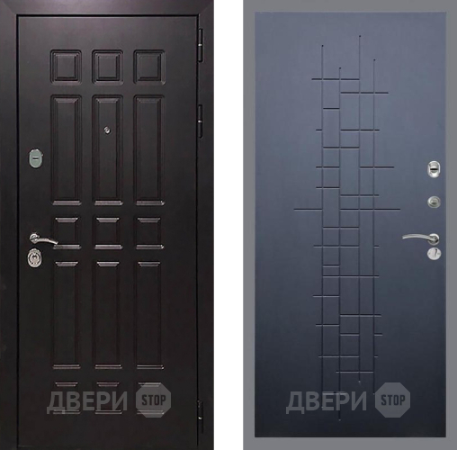 Входная металлическая Дверь Рекс (REX) 8 FL-289 Ясень черный в Подольск
