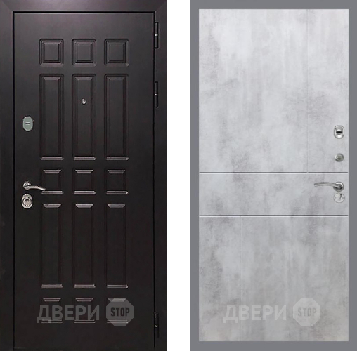 Входная металлическая Дверь Рекс (REX) 8 FL-290 Бетон светлый в Подольск