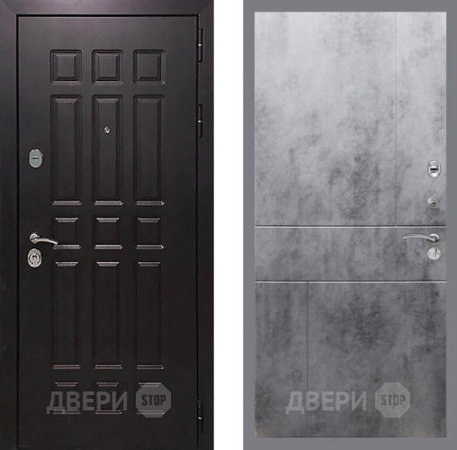 Входная металлическая Дверь Рекс (REX) 8 FL-290 Бетон темный в Подольск