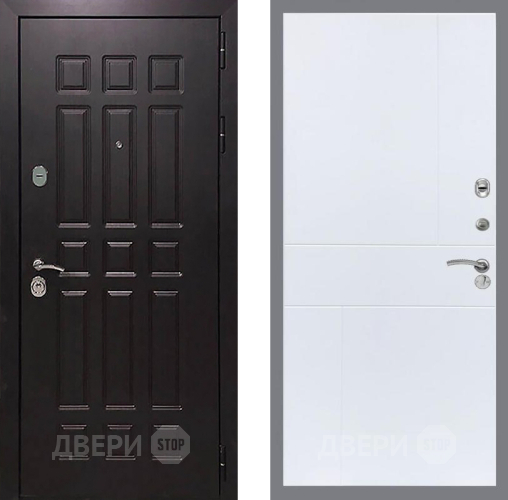 Входная металлическая Дверь Рекс (REX) 8 FL-290 Силк Сноу в Подольск