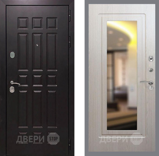 Входная металлическая Дверь Рекс (REX) 8 FLZ-120 Беленый дуб в Подольск