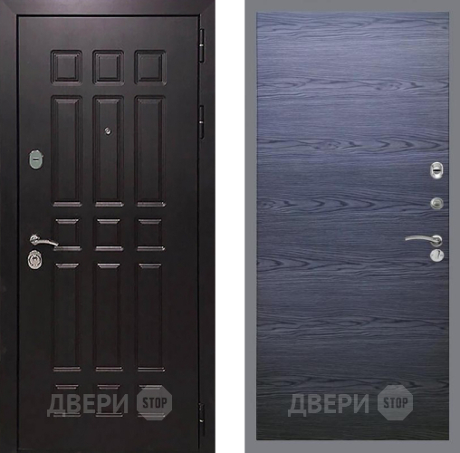 Входная металлическая Дверь Рекс (REX) 8 GL Дуб тангенальный черный в Подольск