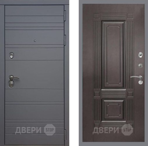 Входная металлическая Дверь Рекс (REX) 14 силк титан FL-2 Венге в Подольск