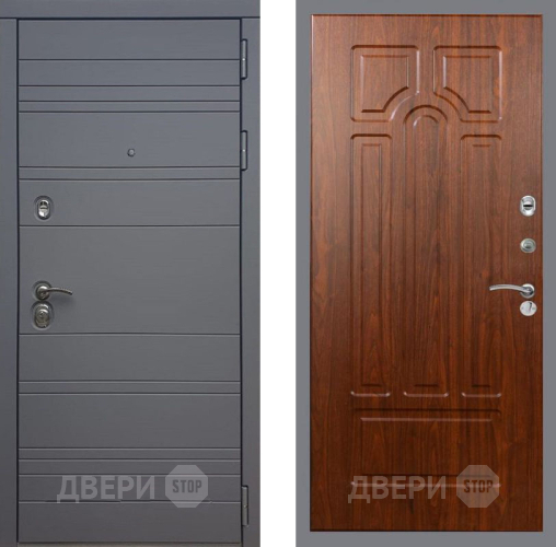 Входная металлическая Дверь Рекс (REX) 14 силк титан FL-58 Морёная берёза в Подольск