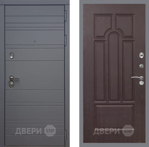 Входная металлическая Дверь Рекс (REX) 14 силк титан FL-58 Венге в Подольск
