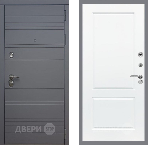 Входная металлическая Дверь Рекс (REX) 14 силк титан FL-117 Силк Сноу в Подольск