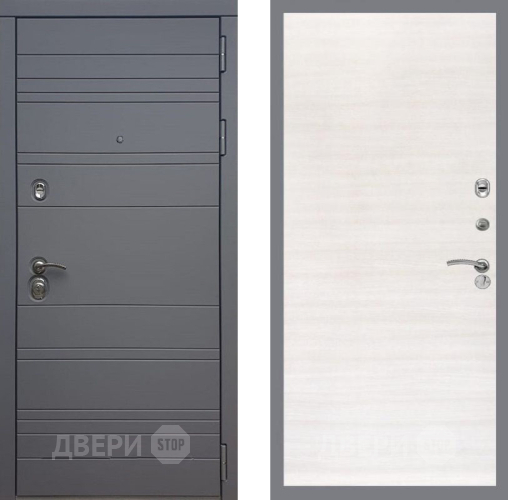 Входная металлическая Дверь Рекс (REX) 14 силк титан GL Акация в Подольск