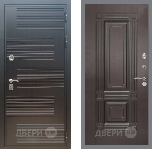 Входная металлическая Дверь Рекс (REX) премиум 185 FL-2 Венге в Подольск