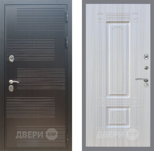 Входная металлическая Дверь Рекс (REX) премиум 185 FL-2 Сандал белый в Подольск