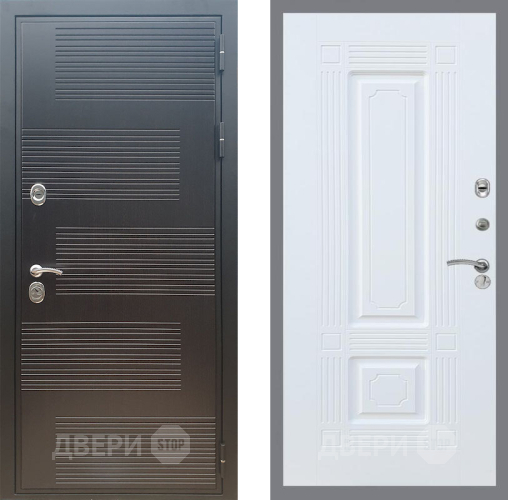 Входная металлическая Дверь Рекс (REX) премиум 185 FL-2 Силк Сноу в Подольск