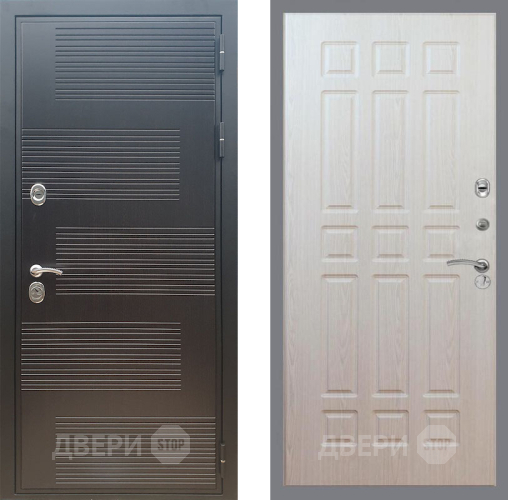 Входная металлическая Дверь Рекс (REX) премиум 185 FL-33 Беленый дуб в Подольск