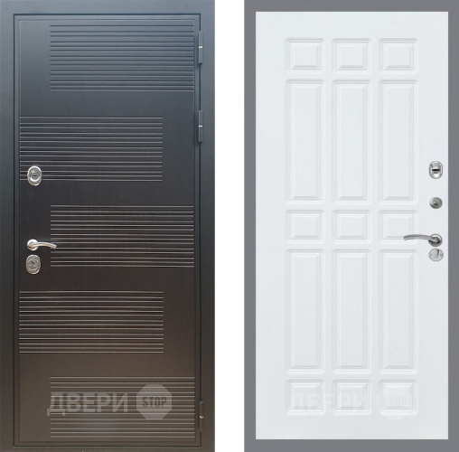 Входная металлическая Дверь Рекс (REX) премиум 185 FL-33 Силк Сноу в Подольск