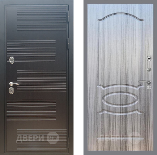 Входная металлическая Дверь Рекс (REX) премиум 185 FL-128 Сандал грей в Подольск