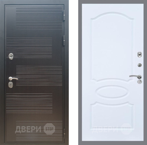 Входная металлическая Дверь Рекс (REX) премиум 185 FL-128 Силк Сноу в Подольск