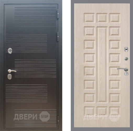Входная металлическая Дверь Рекс (REX) премиум 185 FL-183 Беленый дуб в Подольск