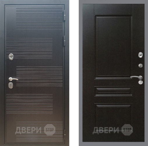 Входная металлическая Дверь Рекс (REX) премиум 185 FL-243 Венге в Подольск
