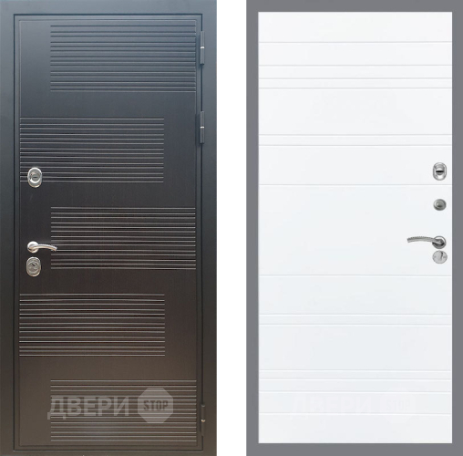 Входная металлическая Дверь Рекс (REX) премиум 185 Line Силк Сноу в Подольск