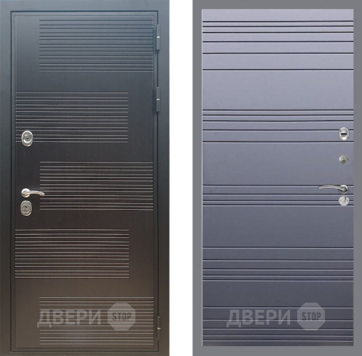 Входная металлическая Дверь Рекс (REX) премиум 185 Line Силк титан в Подольск